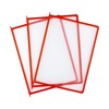 Leviatan Display Panel A4 Polypropylene Pack of 10 Red