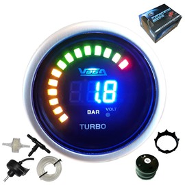 Vega - Turbo Pressure Gauge 1 to 2 Bar Digital LED 52 mm French Brand
