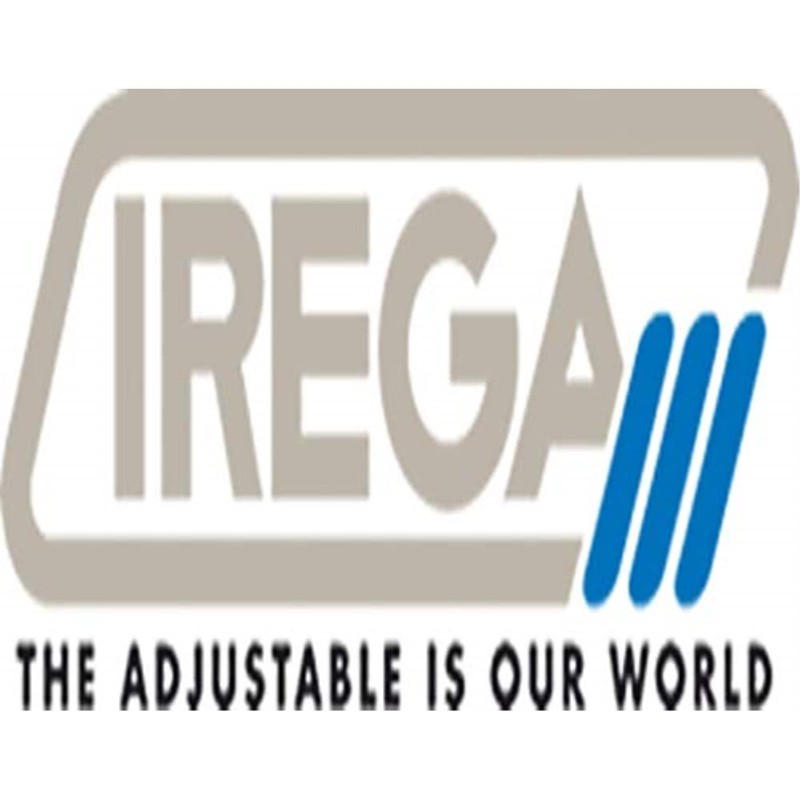 Irega 4" Ergonomic Adjustable Wrench, Triple-Chrome Finish, 92-4