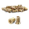 Wavanta 20Pcs Threaded Inserts Nuts, M6 x 15mm Threaded Inserts
