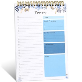 Vibrant Focus To Do List notepad - To Do List Notebook for Work with 52 Sheets, Undated Daily Planner Perfect for Daily Tasks and Goal Setting, To Do List Notepad Suitable for Office, Desk, Classroom,