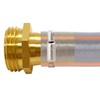 Brass 3/4" Barb x 3/4" GHT Male Garden Hose End