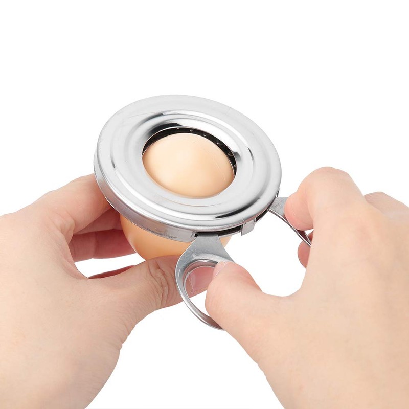 Stainless Steel Egg Cutter, Egg Scraper, Boiled Egg Shells, Peeling