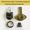 Desk Cabinet Lock, Zinc Alloy Antique Bronze Drawer Dreeser Cabinet