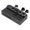 200W Car Inverter 12-24V to 7USB Fast Charger Voltage Power