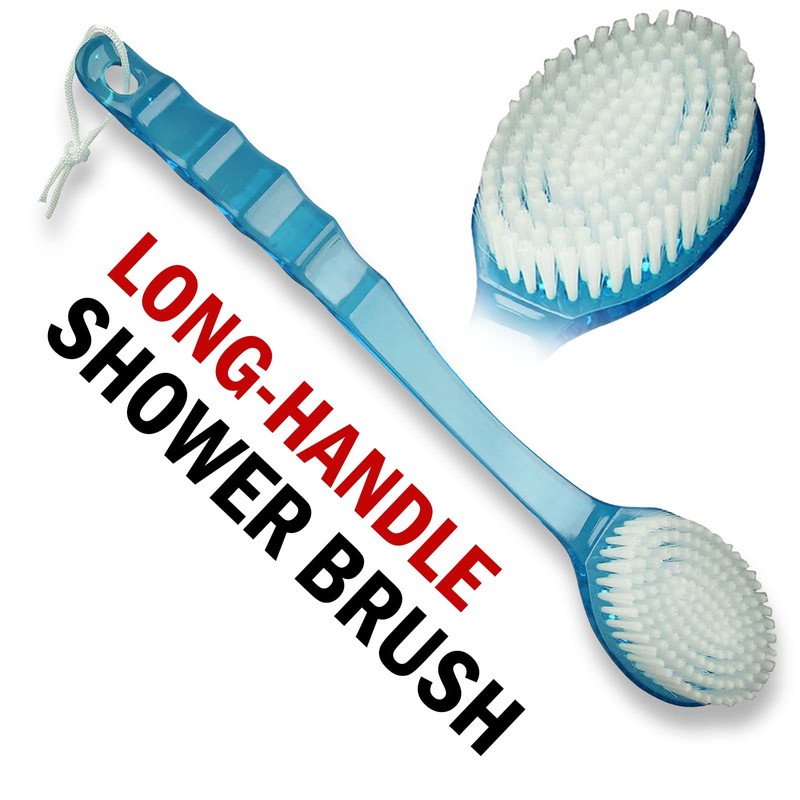 Bath Body Brush Long Handle Back Shower Brush Exfoliating Back,