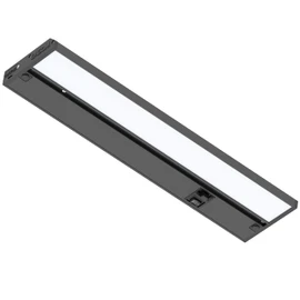 LAGOM 12" Direct Wire Dimmable LED Under Cabinet Lights, Selectable 2700K/4000K/5000K, Selectable Brightness, Black Finish, UC0112BK27