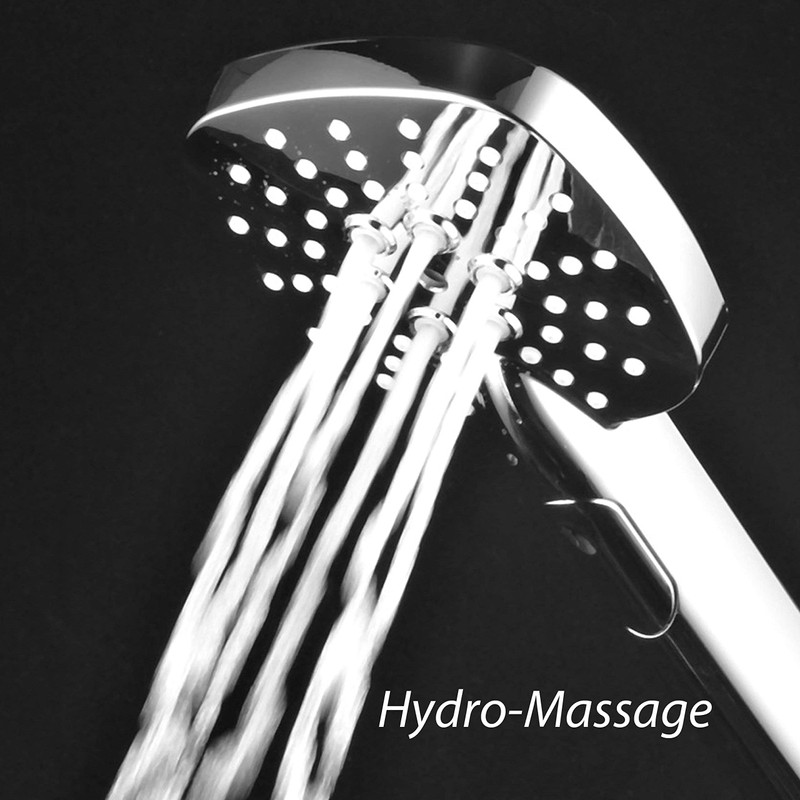 AirJet-350 High Pressure Luxury Multi-Function Hand Shower with High-Velocity Flow