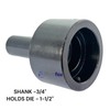 BLUEFOX TOOLS New Tailstock Floating Round Die holders(shank type) Set