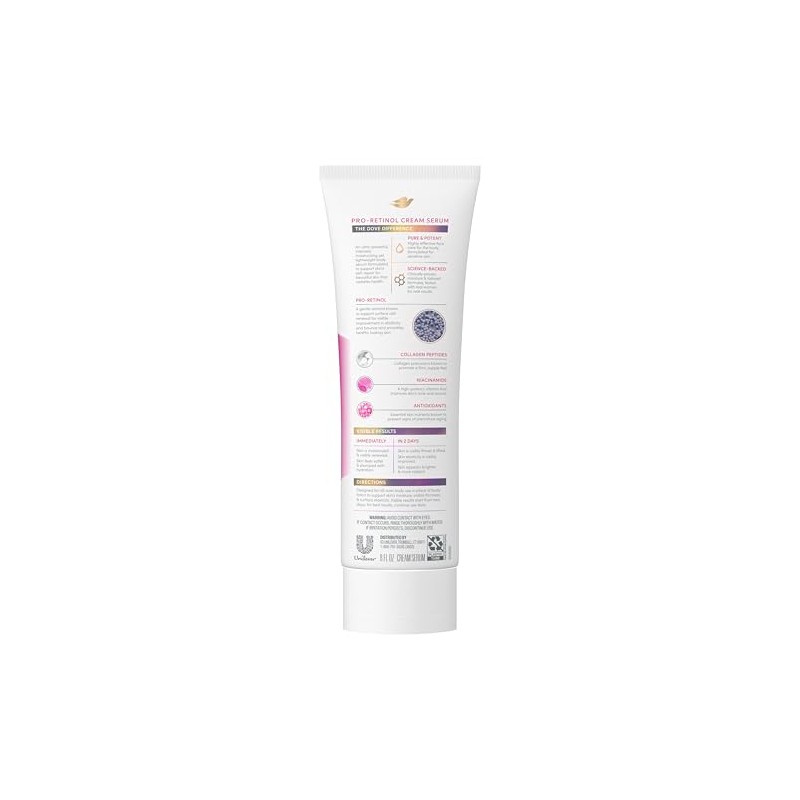 Dove Sérum Crema Corporal Pro Retinol Reafirmante Péptidos Colágeno Niacinamida