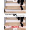6”x30” Non-Slip Stair Treads Tape (14-Pack) – Clear Anti-Slip Grip
