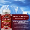 xemenry Antarctic Krill Oil - Omega-3 EPA, DHA, Astaxanthin, Anti