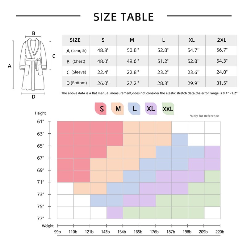 RONGTAI Womens Robes Plush Fleece Print Rainbow Hooded Bathrobe Thick