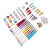 12PCS Beadable Pens Kit Bright Colors DIY Making Beaded Ballpoint