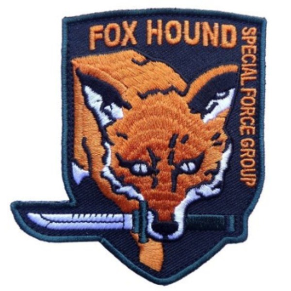 Catsobat FOXHOUND Survival Game Halloween Cosplay Military Patch Velcro Patch