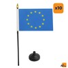 AZ FLAG Pack of 10 Mini Table Flags Europe 15