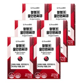 FromBio Blood Circulation All-in-One Circu 3 Months 30 Tablets x 6 Boxes / 프롬바이오 혈행엔 올인원써큐 3개월 30정x6박스