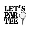 CafePress Funny Golf Lover Let's Par Tee Sticker Rectangle Bumper