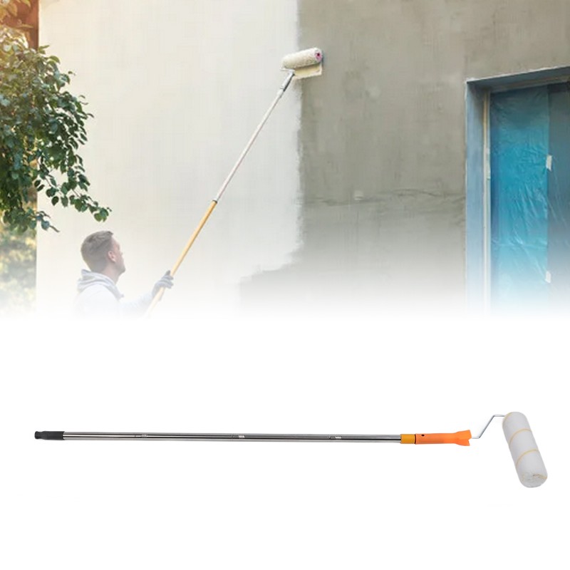 3.9ft Paint Roller Extension Pole Kit with 9in Roller Brush