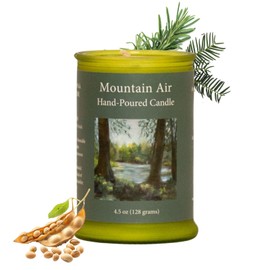 ADK Mountain Air Scented Candle, 4.5 Oz Natural Aromatherapy Candle for Home Decor & Kitchen Décor, Relaxing Plant-Based Wax Candles Perfect for Gift Giving