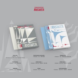 ENHYPEN The 1st Album Repackage - [DIMENSION:ANSWER] (NO Ver.) Book Case+Photo Book+Lyric Book+Holder+CD-R+Photo Stand+Photo Card-A&B+Paper Dice+Sticker+Photo Bookmark