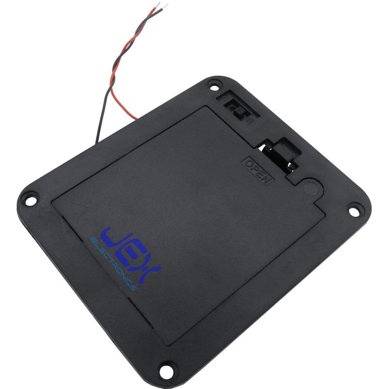 Jex Electronics Four/4X AA Panel Mount DIY Battery Holder Case