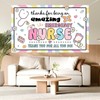 Ticuenicoa Emergency Nurse Thank You Banner 70.8x43.3 Inch - Colorful