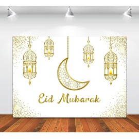 Eid Mubarak Backdrop Arabian Ramadan Photography Background Supplies Banner Video Prop