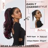 Ponytail Extension Drawstring Ponytail for Women 26" Long Wavy Curly