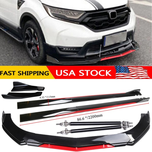 Unbranded For Honda CR-V CRV Front Bumper Lip Splitter Spoiler