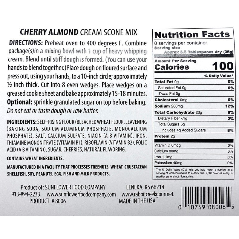 Rabbit Creek Scone Mix Variety Pack of 2 – Blueberry