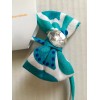 Gymboree NWT Girls Gymboree AQUA SUMMER Turquoise fabric BOW HEADBAND