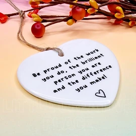 Be Proud of the Work You Do, Thank You Gift, Leaving Gift, New Job Gift, Co worker Gift, Christmas, Secret Santa