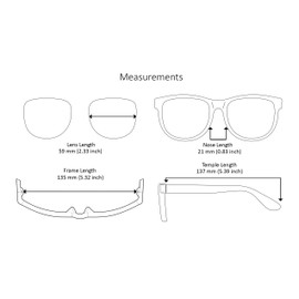 Edge I-Wear Classic Square Sunglasses for Women Men Tinted Sunlgasses 1409-SD-2(MBLK.sd)