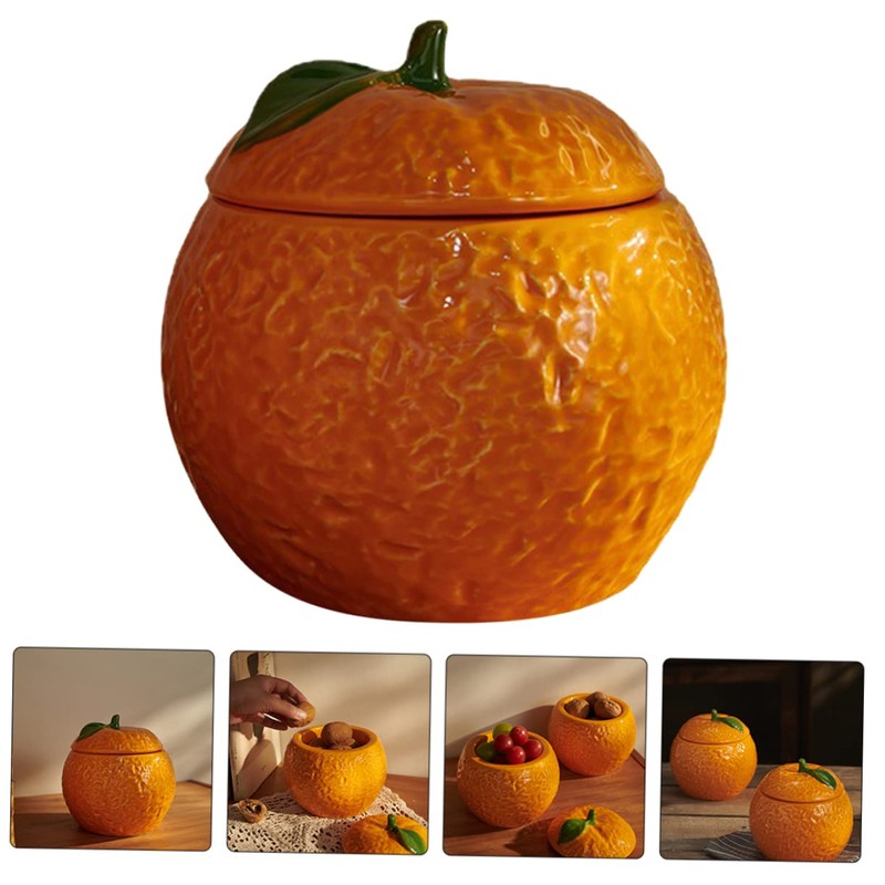 Ciieeo Ceramic Storage Jar Cookie Jar Sugar Storage Chip Bowl