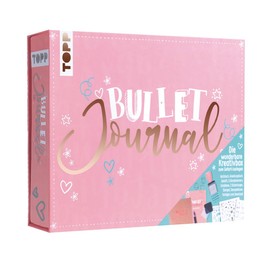 Bullet Journal – The Wonderful Creative Box: All-Round Set for Bullet Journaling with Instruction Booklet, Notebook for Enrolling, Gel Pen, Stencil, Stickers, Paper Clips, Stamp and Ink Pad