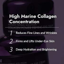 MIZON Crema Contorno de Ojos con Colágeno 25 ml - Crema para Ojeras y Contorno de Ojos Antiedad - Crema de Ojos Reafirmante Coreana K Beauty con Colág