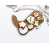Vastigo Cowboy Boot Shaped Bamboo 9” x 11.25” Serving Cutting