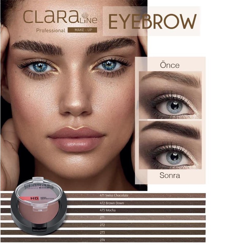 Eyebrow Compact (Brown Down)