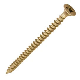 TIMCO C2 Strong-Fix Multi-Purpose Premium Countersunk Gold Woodscrews - 4.0 x 60 - Box of 200