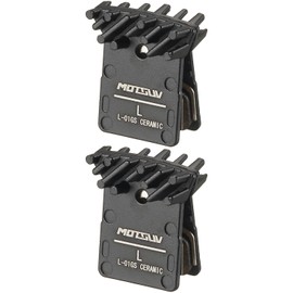 Bike Resin Disc Brake Pads with Cooling Fin-1 Pair