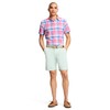 IZOD Men's Saltwater 9.5" Flat Front Chino Short, Harbor Gray
