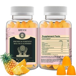 BPEYH-Feminine Balance Gummies Hawaiian Pineapple-60 Gummies 30 Servings  Dietary Fruit Edible Supplement Fitness Vitamin gummies body feminine gummies feminine balance gummies | tiktok shop:_1 CPS