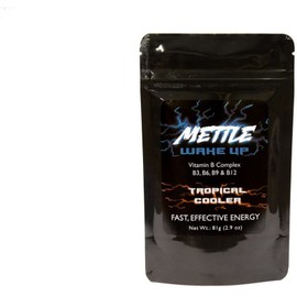 Energy Drink Powder - 50 Servings | Sugar Free | 200mg Caffeine - Mettle Energy Drink Mix (Tropical Cooler)
