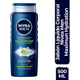 Jabón Líquido Corporal Nivea Men Maximun Hydration 500ml