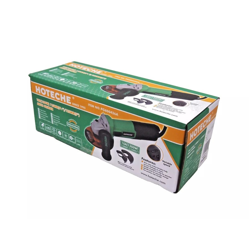 HOTECHE Rebarbadora elétrica Hoteche 4-1/2" 5" velocidade variável 10AMP P800426A