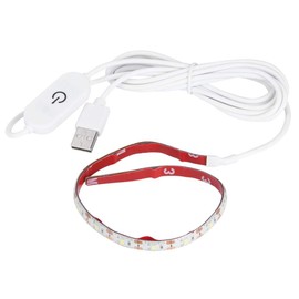 Haofy USB Sewing Machine Light, 30 cm/9.84 ft Flexible LED Light Strip Light, Super Bright Sewing Strip Light, 18 LEDs with Touch Dimmer and USB Power Supply, for All Sewing Machines (6500 K)