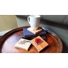 Solid Wood Book Shaped Coasters w/drinking puns