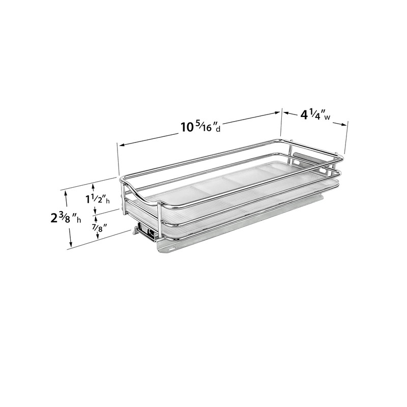 Lynk Professional Pull Out Spice Rack Slide Out Cabinet Organizer