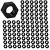 100 Pcs Nylon Hex Nuts Plastic Threaded Insert Locking Nuts